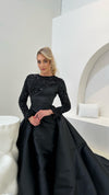 SAJA GOWN BLACK