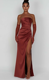 SAFIYA MAXI DRESS RUST