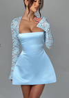 SADIE MINI DRESS BLUE