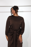 KNOT TIE DRESS NUDE