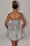 ALICE MINI DRESS SILVER