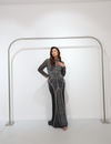 CORSET MAXI DRESS BLACK