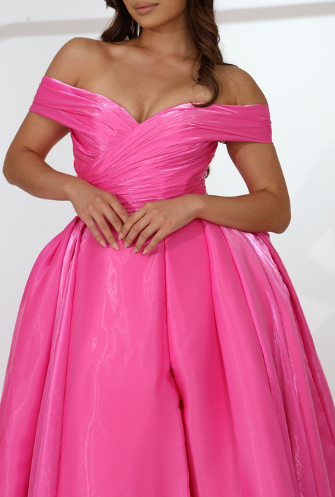 ANASTASIA BALLGOWN HOT PINK