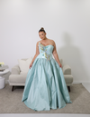AQUAZZURA GOWN BLUE