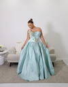 AQUAZZURA GOWN BLUE