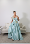 AQUAZZURA GOWN BLUE