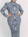 VICTORIA MAXI GOWN BY MY SECRET WARDROBE GREY