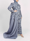 VICTORIA MAXI GOWN BY MY SECRET WARDROBE GREY