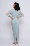 DIANA BELLE SLEEVE MAXI BLUE BY MY SECRET WARDROBE BLUE