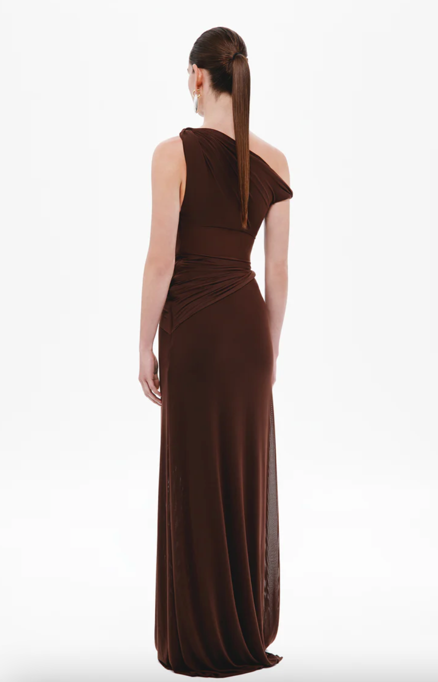 misha sisal dress brown SISAL MESH DRESS BY MISHA BROWN My Secret Wardrobe
