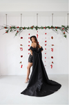 MACCHIATO CAPE BY MY SECRET WARDROBE BLACK