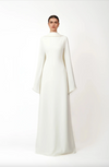 PIROSKA WHITE PEARL MAXI DRESS