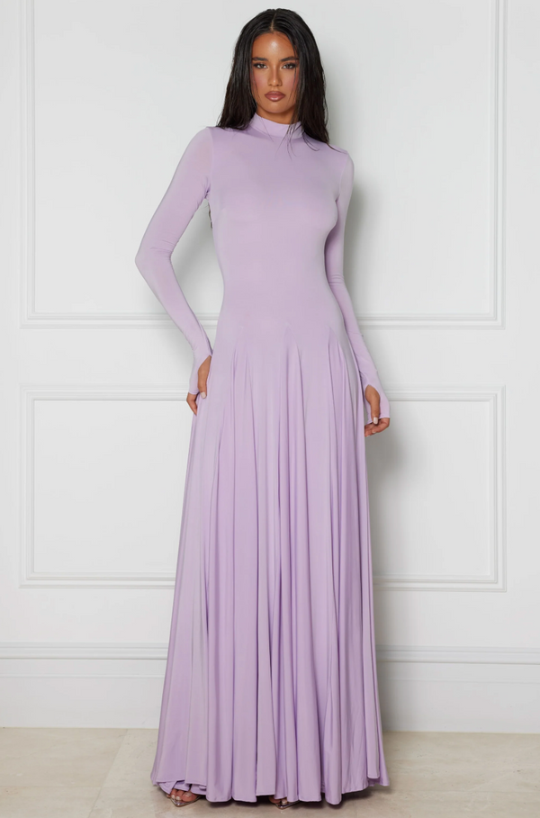 CORP MAXI DRESS BY ABYS BY ABBY PURPLE