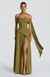 DEEP OLIVE MAXI DRESS BY BABY BOO GREEN