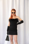 VALETINA MINI DRESS BY RUNAWAY THE LABEL BLACK