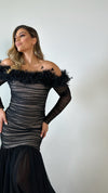 ZAHRA BY MY SECRET WARDROBE BLACK