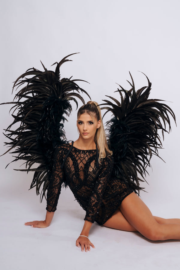 WINGS BY MY SECRET WARDROBE BLACK