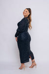 BELLISSA BELLE SLEEVE BY MY SECRET WARDROBE NAVY