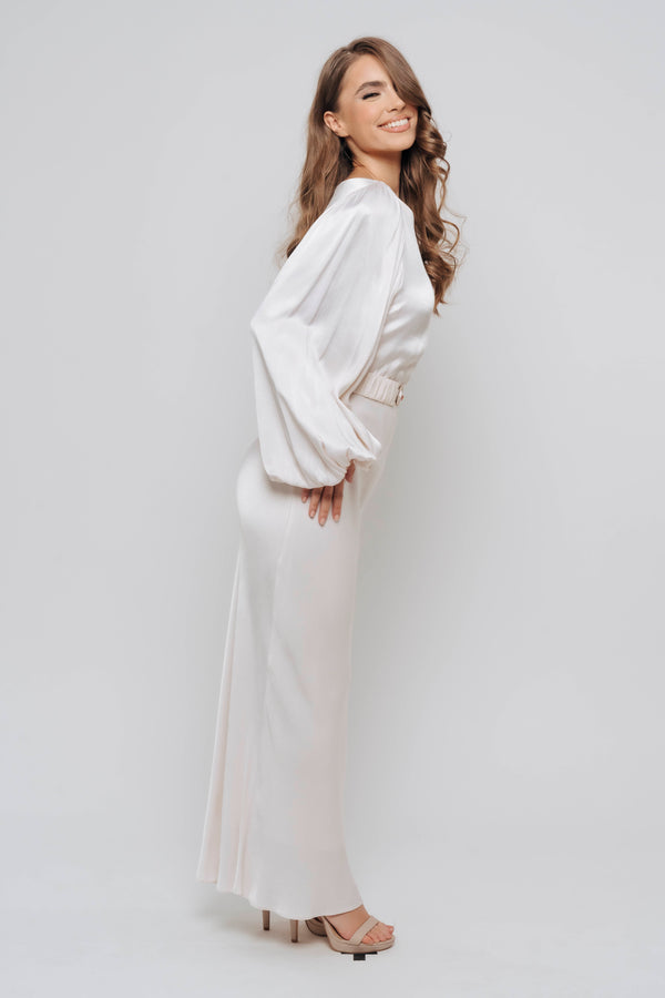 LA LUNE BALLOON SLEEVEBY SHONA JOY IVORY