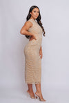 SAHARA DRESS BY MY SECRET WARDROBE NUDE