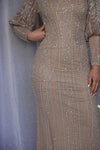 DIANA BELLE SLEEVE FLOOR BY MY SECRET WARDROBE NUDE