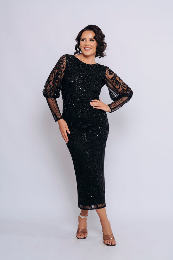 DIANA BELLE SLEEVE BLACK BY MY SECRET WARDROBE BLACK