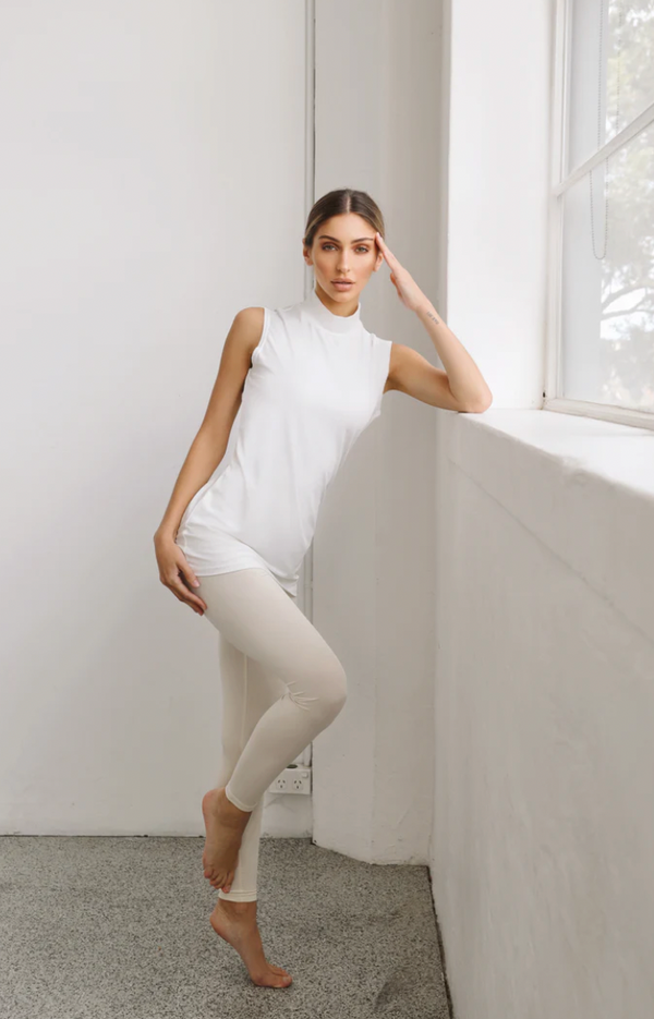 LUXE BASIC LEGGINGS SAND