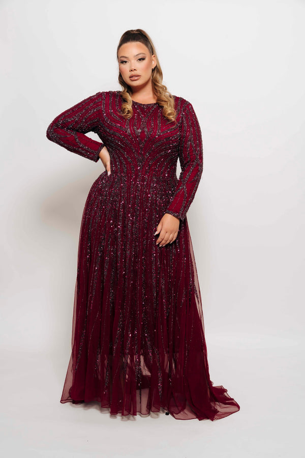AISHA BY MY SECRET WARDROBE PLUM