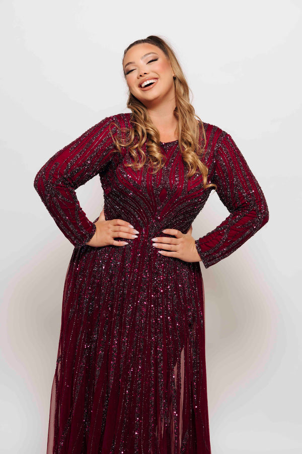 AISHA BY MY SECRET WARDROBE PLUM