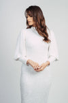BELLISSA BELLE SLEEVE BY MY SECRET WARDROBE WHITE