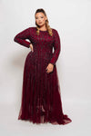 AISHA BY MY SECRET WARDROBE PLUM