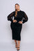 DYLAH MIDI BY MY SECRET WARDROBE BLACK