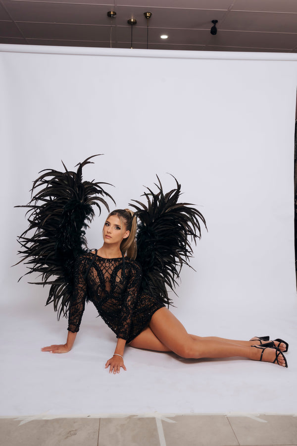 WINGS BY MY SECRET WARDROBE BLACK