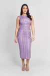 DIANA CAP SLEEVE BY MY SECRET WARDROBE LILAC