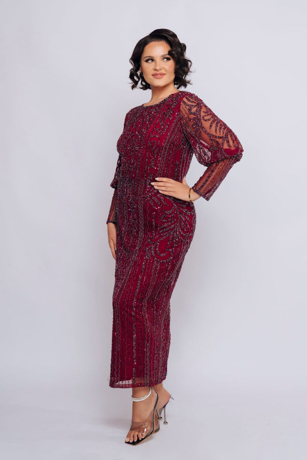 DIANA BELLE SLEEVE PLUM BY MY SECRET WARDROBE PLUM