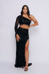 FEYZA BY MY SECRET WARDROBE 1 SLEEVE BLACK