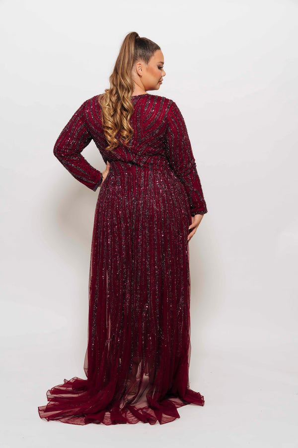AISHA BY MY SECRET WARDROBE PLUM