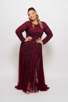 AISHA BY MY SECRET WARDROBE PLUM