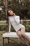 LUXE BASIC LONG SLEEVE SAND