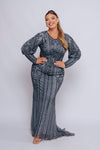 DIANA BELLE SLEEVE FLOOR BY MY SECRET WARDROBE GREY
