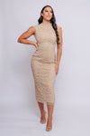 SAHARA DRESS BY MY SECRET WARDROBE NUDE