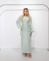 ASLYM DRESS GREEN