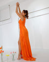 ELBISE BY MY SECRET WARDROBE ORANGE
